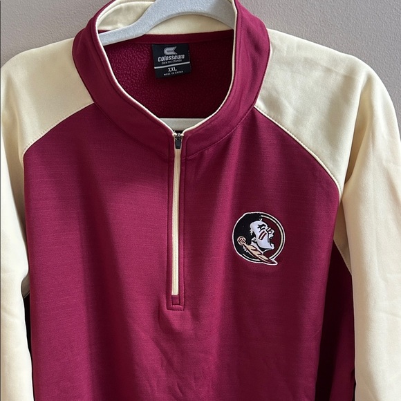 Florida State Seminoles Quarter Zip Pullover by Colosseum NWT Size XXL - Picture 2 of 10